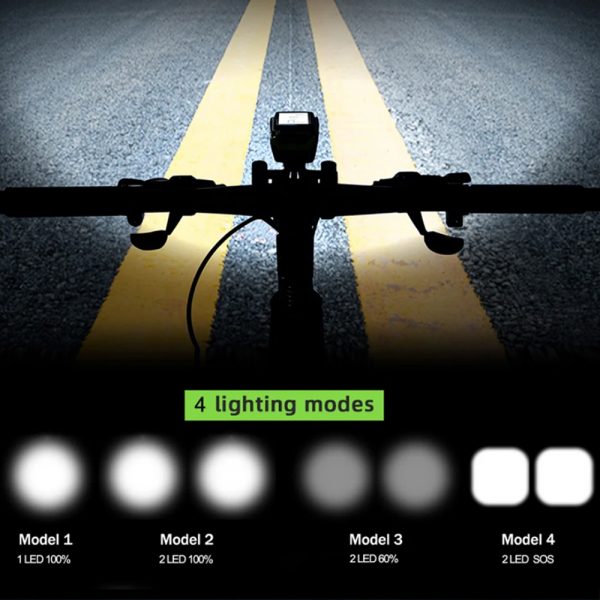 3-in-1 Bicycle Speedometer Rechargeable T6 LED Bike Light_10