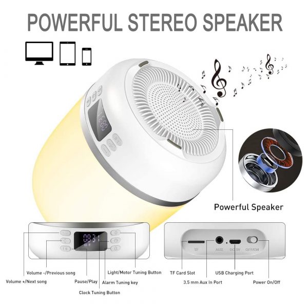 Multi-function Star Light Projector Bluetooth Speaker Night Lamp_11