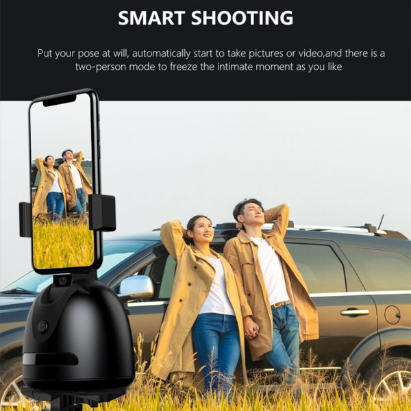 360° Object Tracking Battery Operated Mobile Phone Holder_6