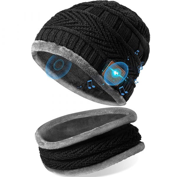 Wireless Bluetooth Musical Knitted Wearable Washable Hat_0