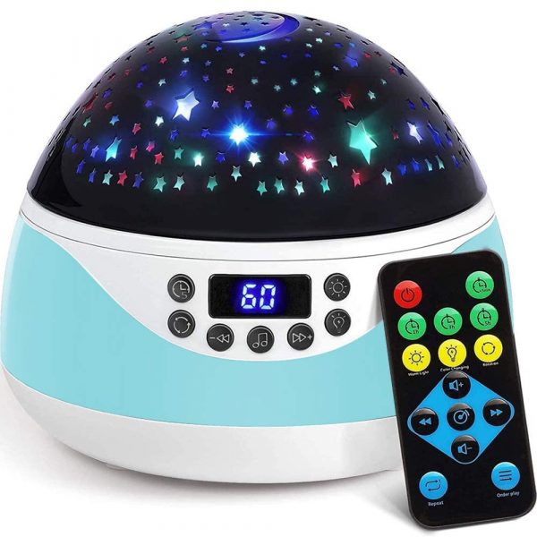 Rotating Projector Night Light with Music for Children’s Bedroom_1