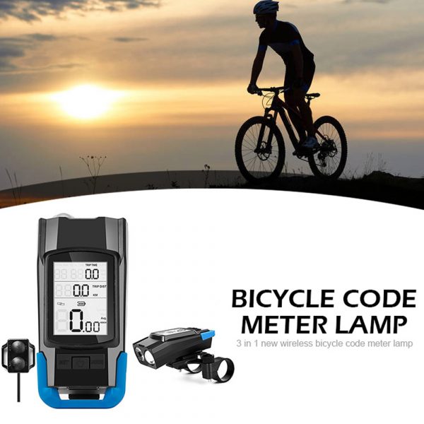 3-in-1 Bicycle Speedometer Rechargeable T6 LED Bike Light_19