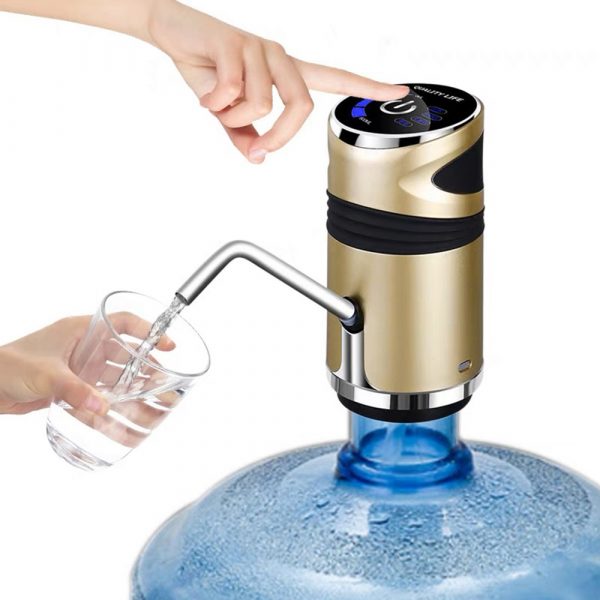 USB Charging Portable Electric Drinking Water Bottle Pump_2