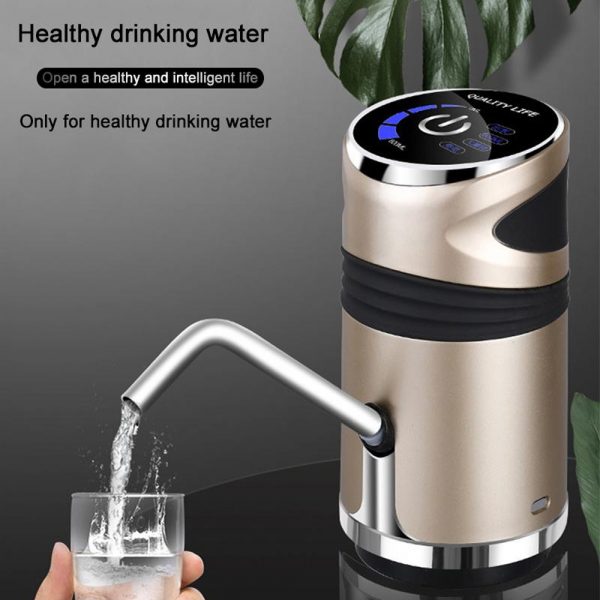 USB Charging Portable Electric Drinking Water Bottle Pump_4