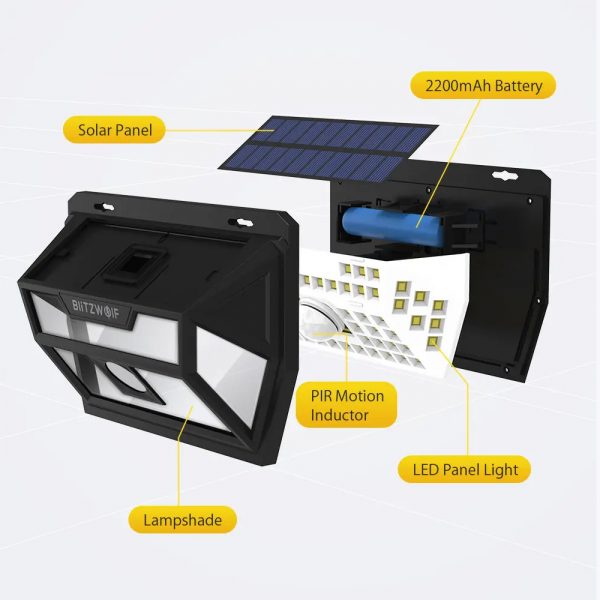 62 LED Solar Powered PIR Motion Sensor Outdoor Garden Light_9