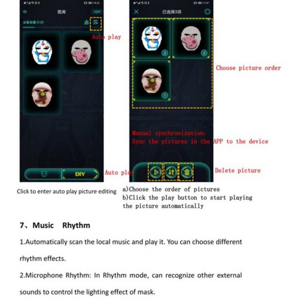 LED Face Transforming Luminous Face Mask for Halloween and Parties_20