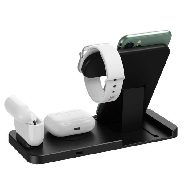 4-in-1 Wireless Fast Charging Desktop Charging Station for QI Devices_9