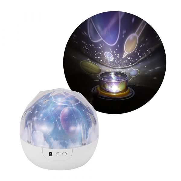 LED Night Lamp Projector Rotating Light with 5 Different Patterns_12