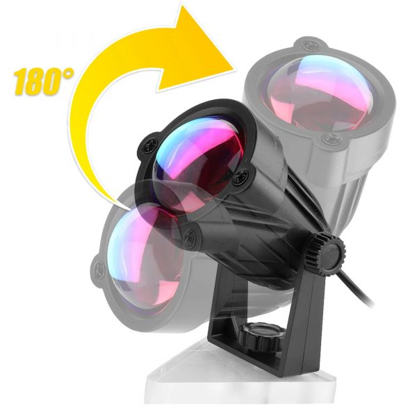 LED Multi-Color Sunset and Rainbow Spotlight Projector_15