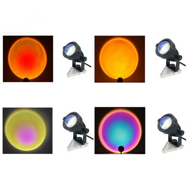 LED Multi-Color Sunset and Rainbow Spotlight Projector_16