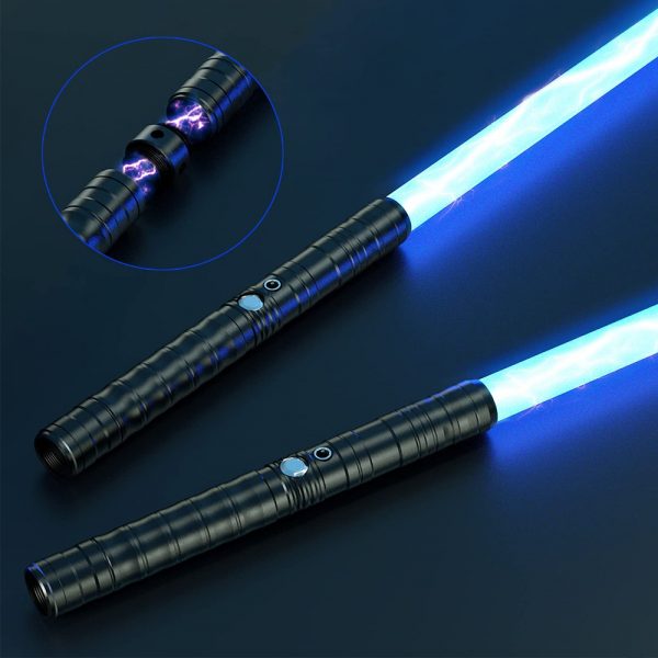Heavy Handle Rechargeable LED Light Saber Kid's Toy Sword_1