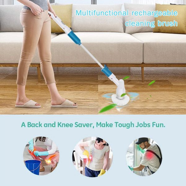 Rechargeable Cordless Turbo Power Electric Spin Scrubber_10