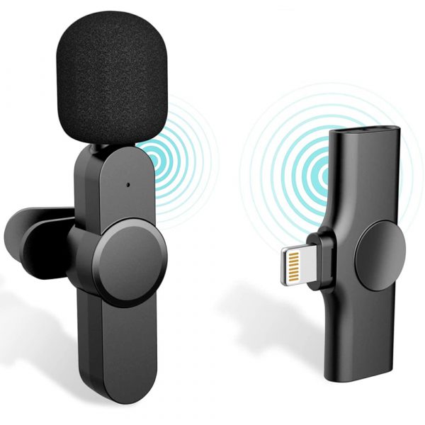 Plug-and-Play Wireless Microphone Portable Clip-on Mic_0