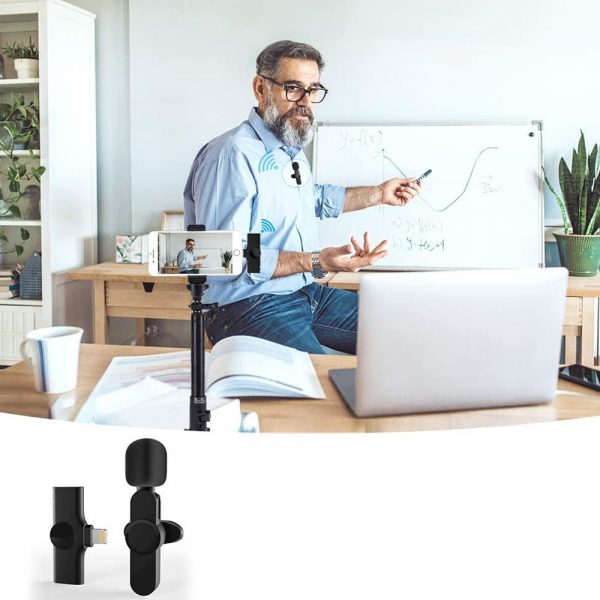 Plug-and-Play Wireless Microphone Portable Clip-on Mic_2