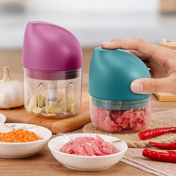 Rechargeable Mini Electric Food Chopper and Meat Grinder_3