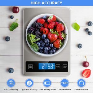 Battery Operated Stainless Steel Digital Kitchen Scale