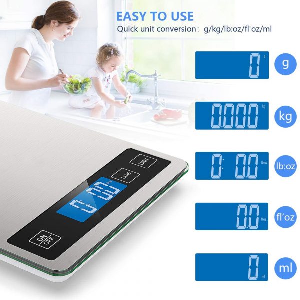 Battery Operated Stainless Steel Digital Kitchen Scale_1