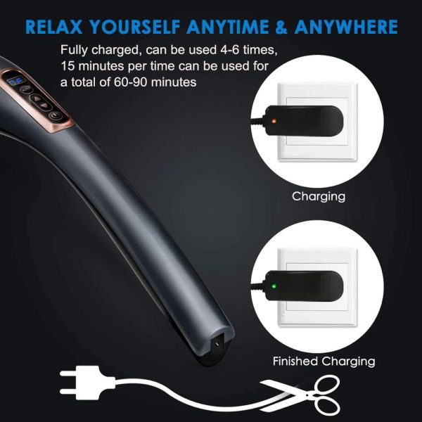 Electric Handheld Back Massager with 6 Interchangeable Heads_14