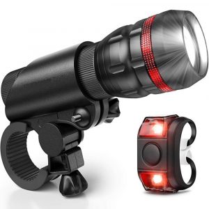 Battery Operated Bicycle Front and Tail Light Bike Safety Light