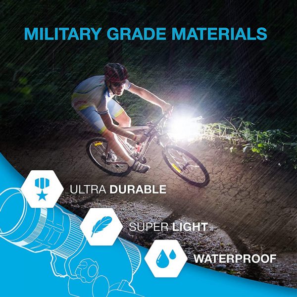 Battery Operated Bicycle Front and Tail Light Bike Safety Light_4