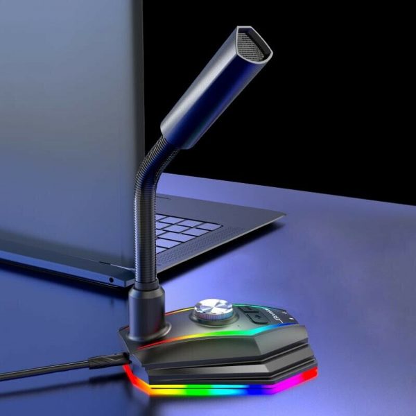 USB Interface RGB Noise Reduction Computer Microphone_5