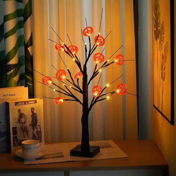 LED Illuminated Birch Tree for Home and Holiday Decoration_7