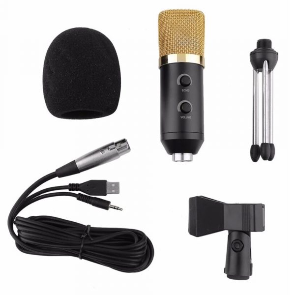 BM-300 USB Wired Condenser Microphone for Computer Studio_2
