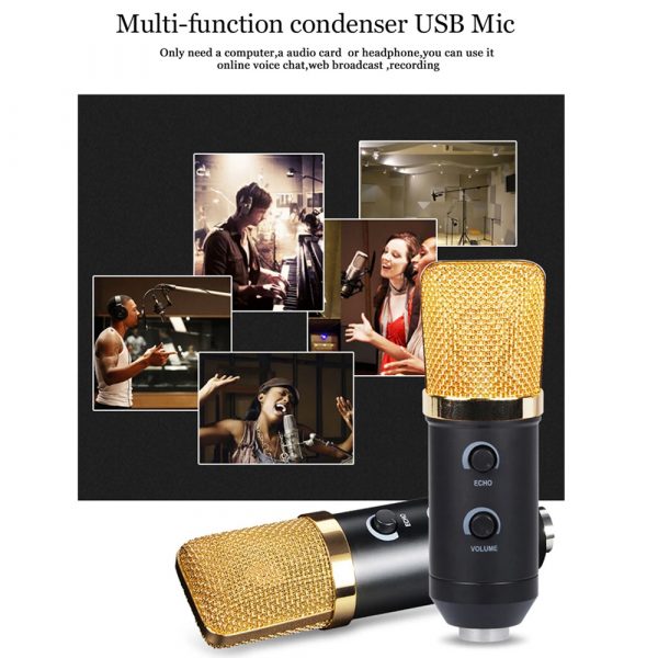 BM-300 USB Wired Condenser Microphone for Computer Studio_8