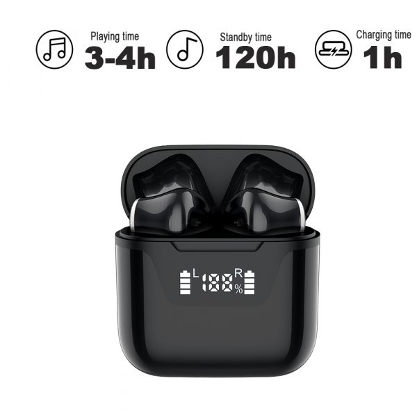 J101 TWS Touch Control Wireless BT Headphones with Mic_4