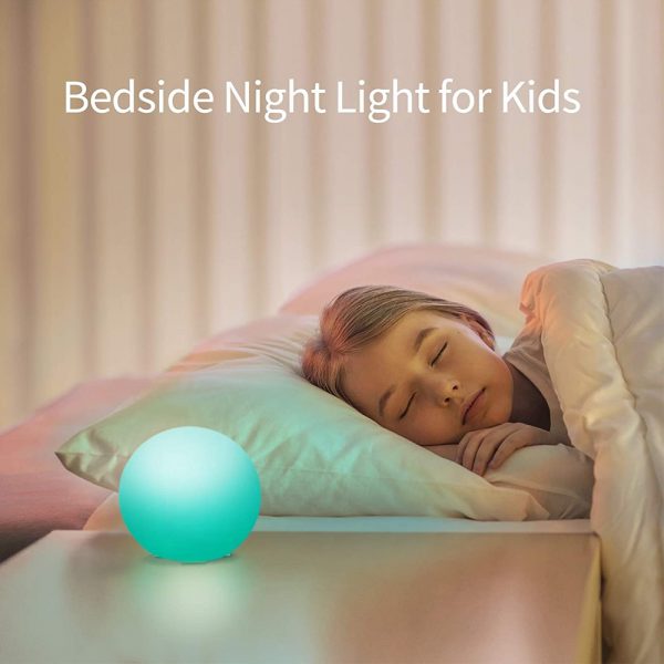 Color Changing LED Night Light Ball with Remote and Button Control_7