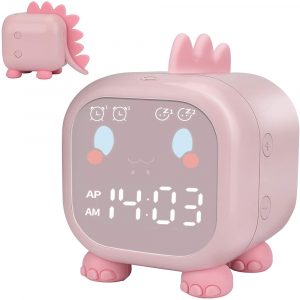 Sleep Training Digital Kid’s Dinosaur USB Rechargeable Alarm Clock