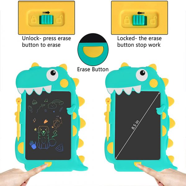8.5” Cute Dinosaur LCD Writing Tablet Educational Kid’s Toy_5