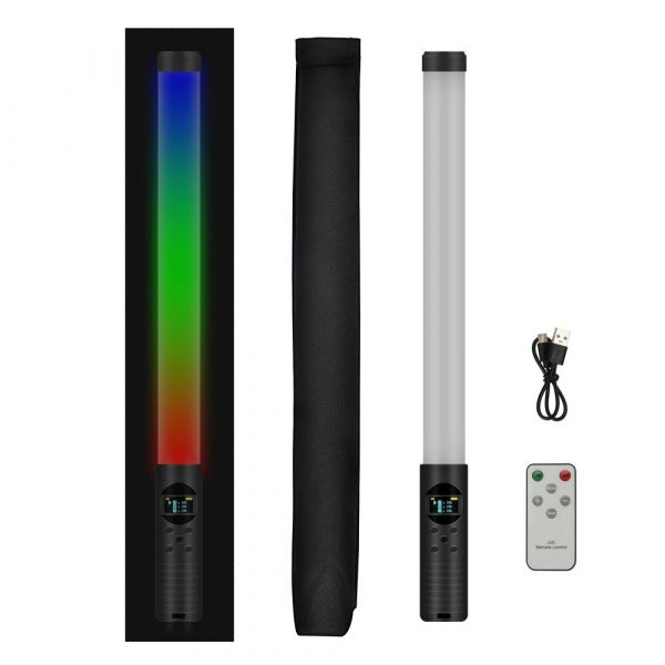 Remote Controlled RGB Handheld LED Video Photography Light_1