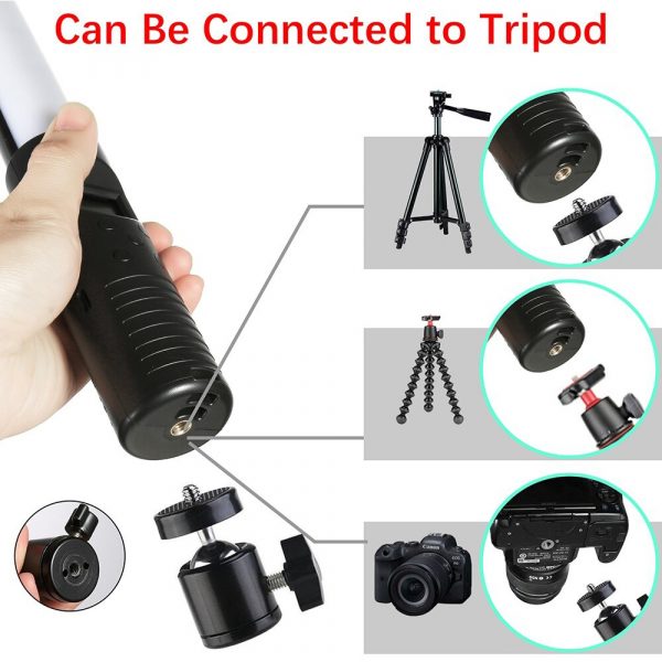 Remote Controlled RGB Handheld LED Video Photography Light_16