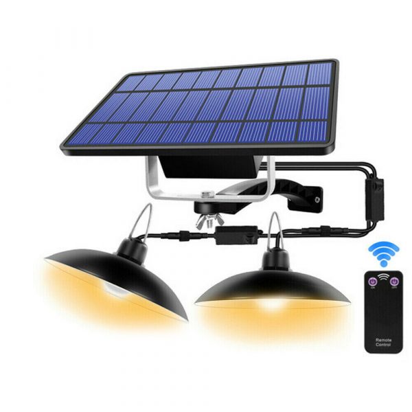LED Remote Control Solar Indoor Outdoor Pendant Lamp_4