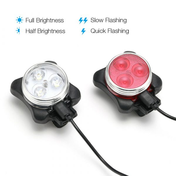 Super Bright Rechargeable Bicycle Tail Light with 4 Light Modes_12