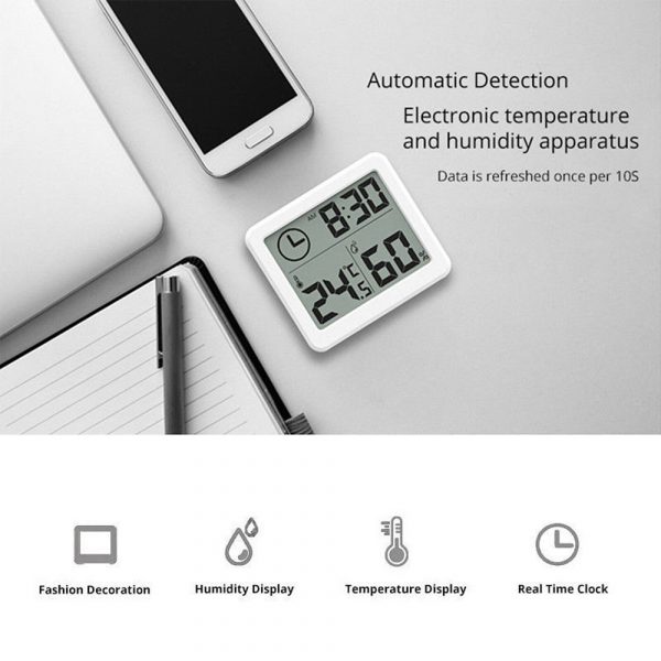 Thermometer and Humidity Monitor with 3.2” LCD Display_9