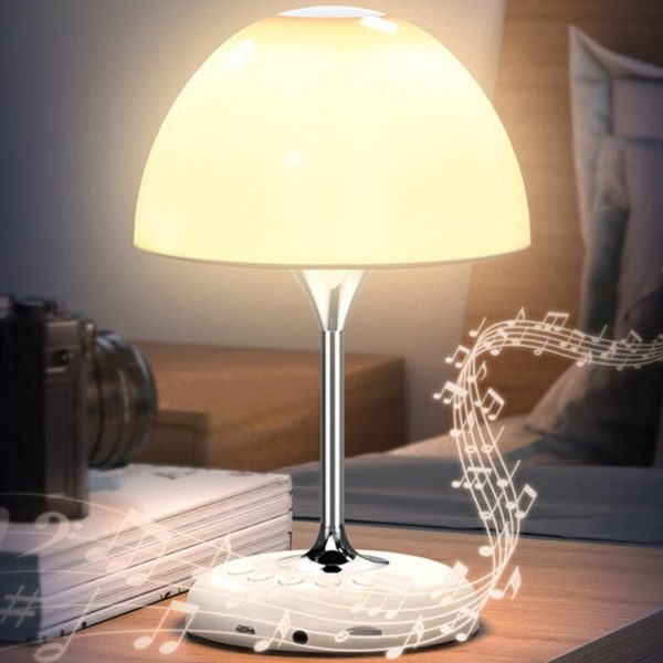 LED Bedside Lamp and Wireless Bluetooth Speaker and FM Radio_2