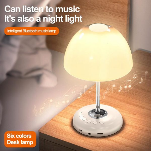 LED Bedside Lamp and Wireless Bluetooth Speaker and FM Radio_7