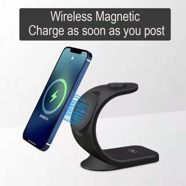 3 in 1 Fast Charging Wireless Charging Station MagSafe Support_4