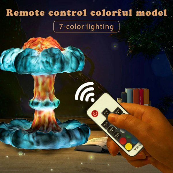 3D Mushroom Cloud Explosion Creative Night Light_8