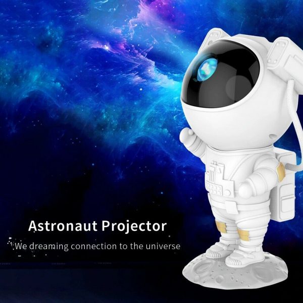 USB Plugged-in Astronaut Galaxy Starry Sky Light Projector_8