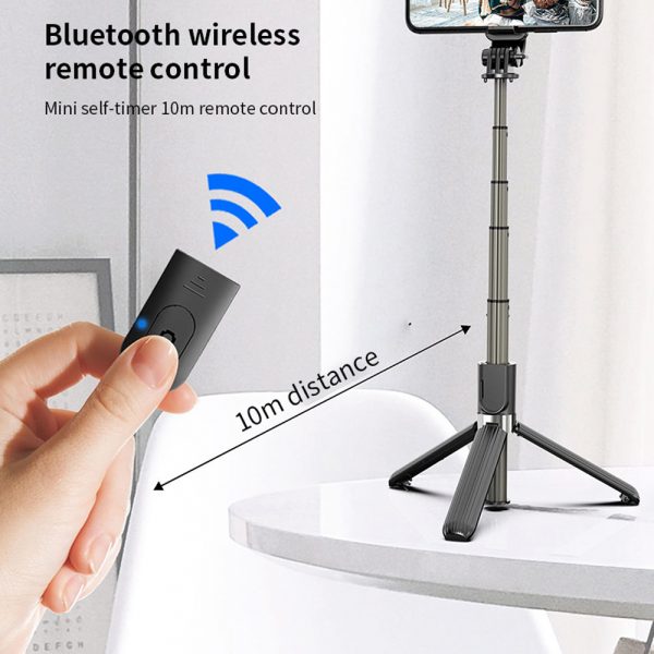 4-in-1 Universal Foldable Bluetooth Monopod- Battery Powered_14
