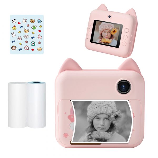 USB Rechargeable Children’s Instant Thermal Print Toy Camera_8