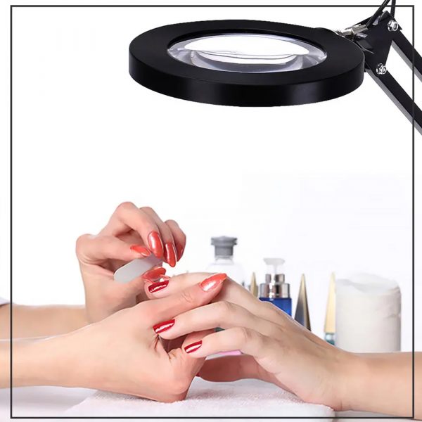 USB Interface Eye Protection LED Desk Magnifying Clip-on Lamp_14