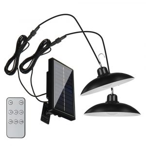 LED Remote Control Solar Powered Indoor Outdoor Split Lamp