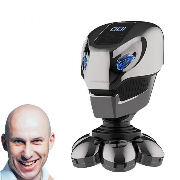 USB Rechargeable 7 Head Electric Shaver with LED Display_2