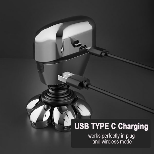USB Rechargeable 7 Head Electric Shaver with LED Display_10