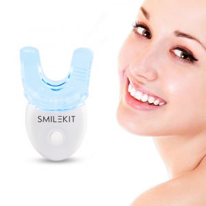 Teeth Whitening Kit with LED Light Professional Cleaning Machine- Battery Operated