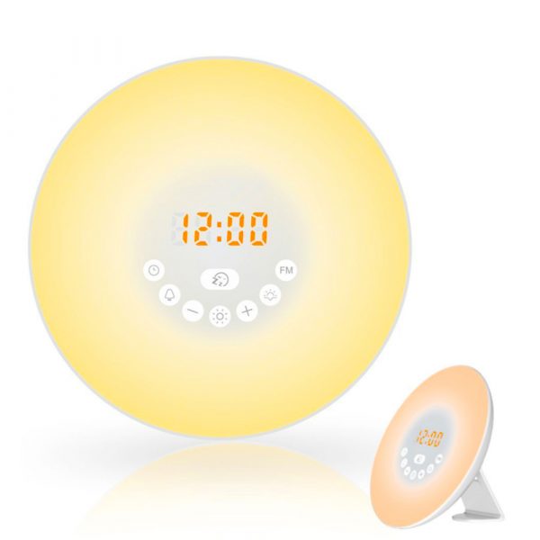 Touch Sensor Digital Alarm Clock Sunrise Sunset Simulator- USB Powered_1